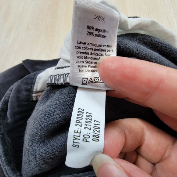 Vineyard Vines Velvet Corduroy High Rise Skinny Slim Fit Casual Trouser Pants 2 - Picture 10 of 11